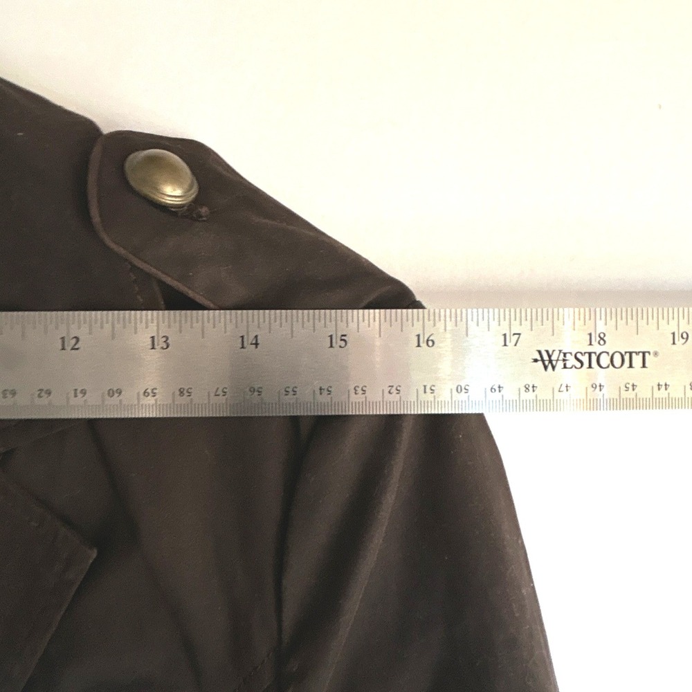 VTG Military Blazer Jacket Women M Gold Metal Buttons Epaulets Utility Cargo Y2k - Picture 9 of 12